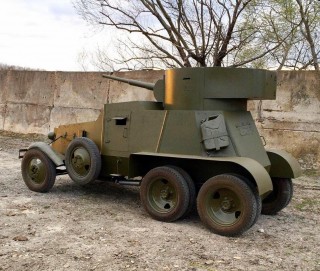 Armored car BA-3, replica